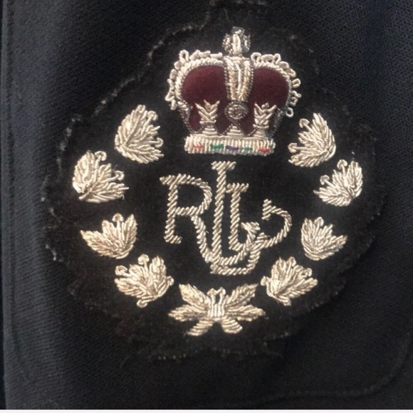 Ralph Lauren | Vintage Wool Crest Black Jacket 16 - Picture 3 of 6